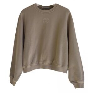 Alexander Wang puff logo sweatshirt in terry small